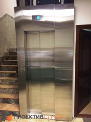 Декоративная отделка лифта в многоквартирном жилом доме
