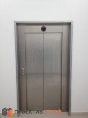 Облицовка дверей шахты лифтов KONE нержавеющей сталью